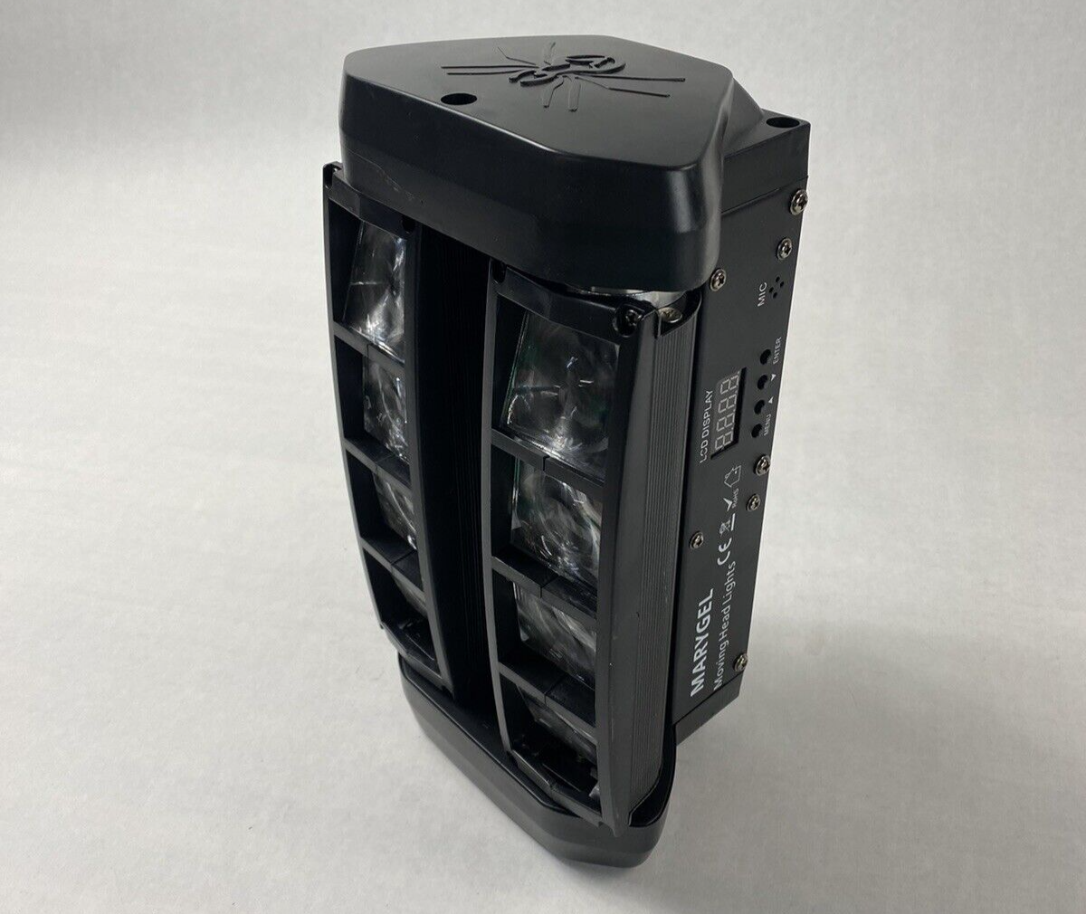 Marygel DJ Moving Head Lights IGB-Y13 8 Lights No Power Cord Power Tested