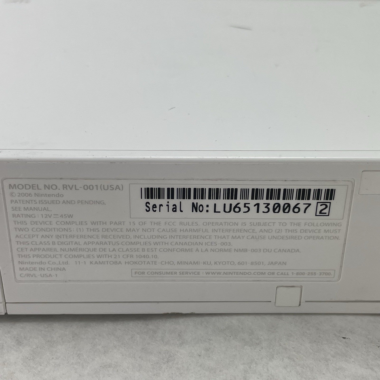 Nintendo Wii RVL-001 Tested & Reset Console With Cords5