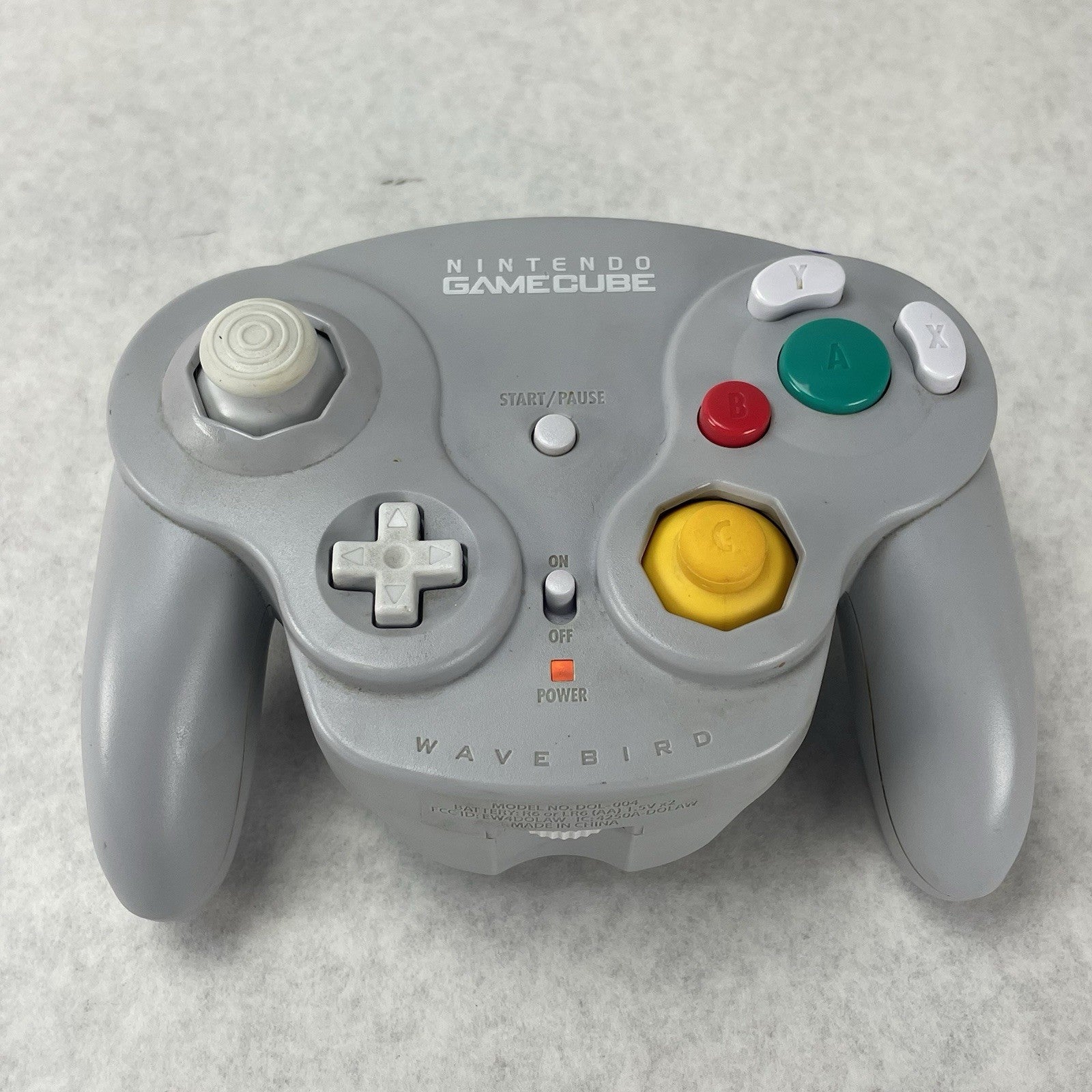 Nintendo DOL-004 GameCube Wireless WaveBird Controller Only No Reciver Untested2