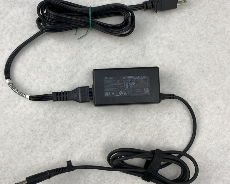 HP TPN-LA16 65W 19.5V 3.33A 7.4mm Laptop AC Adapter w/ Power Cord (Lot of 10)