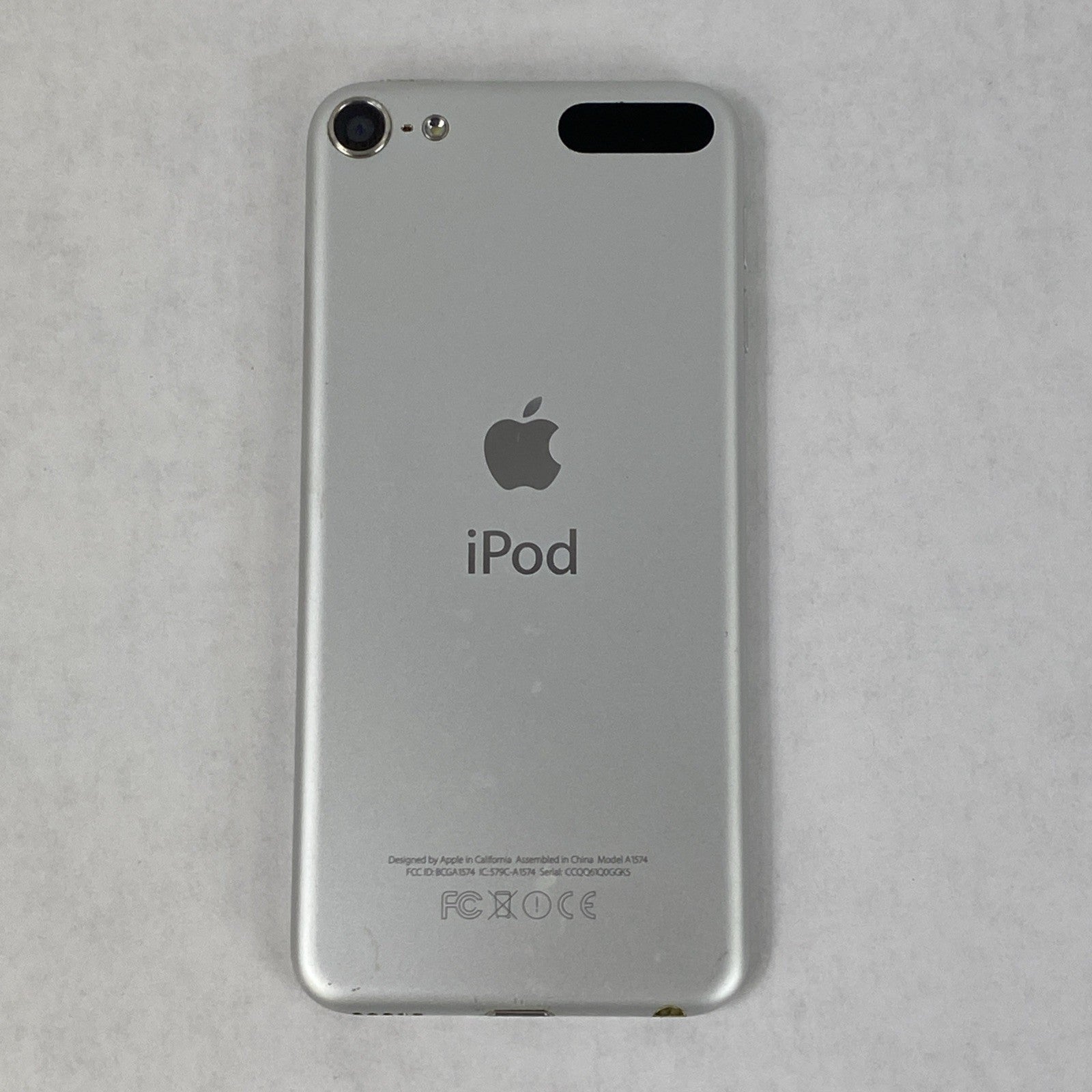 Apple iPod Touch 6th Gen A1574 16GB 4" Silver IOS 12.5.711
