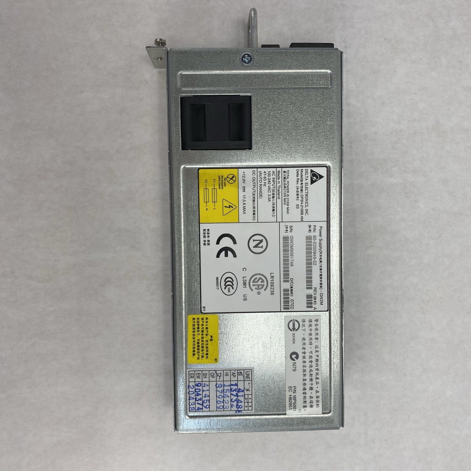 Delta Electronics DPSN-210BB AM 210W +12.0V Server Power Supply Lot of 23