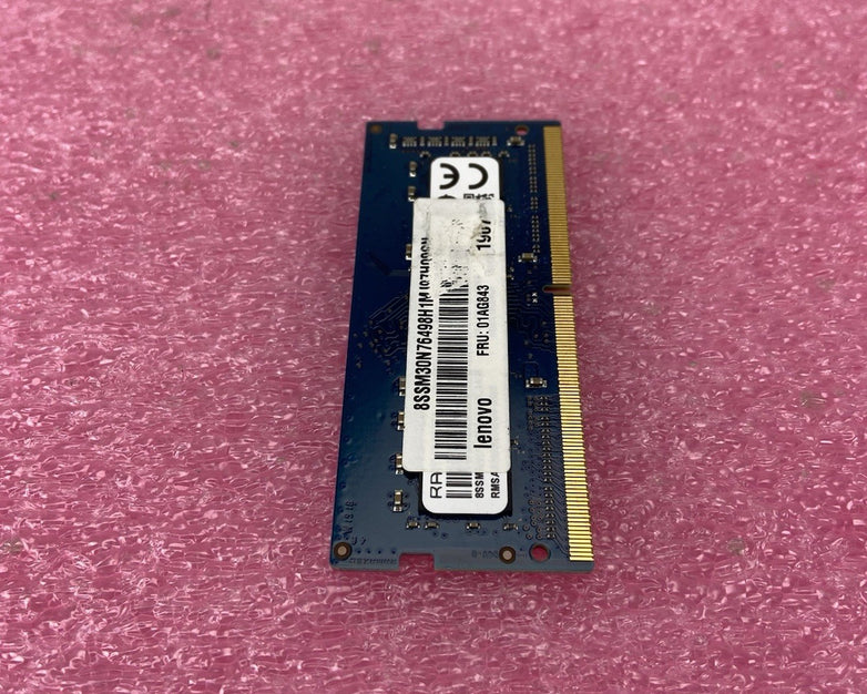 Lenovo 8GB 1RX8 PC4-2666V-SA1-11 SO-DIMM Laptop Memory FRU P/N: 01AG843