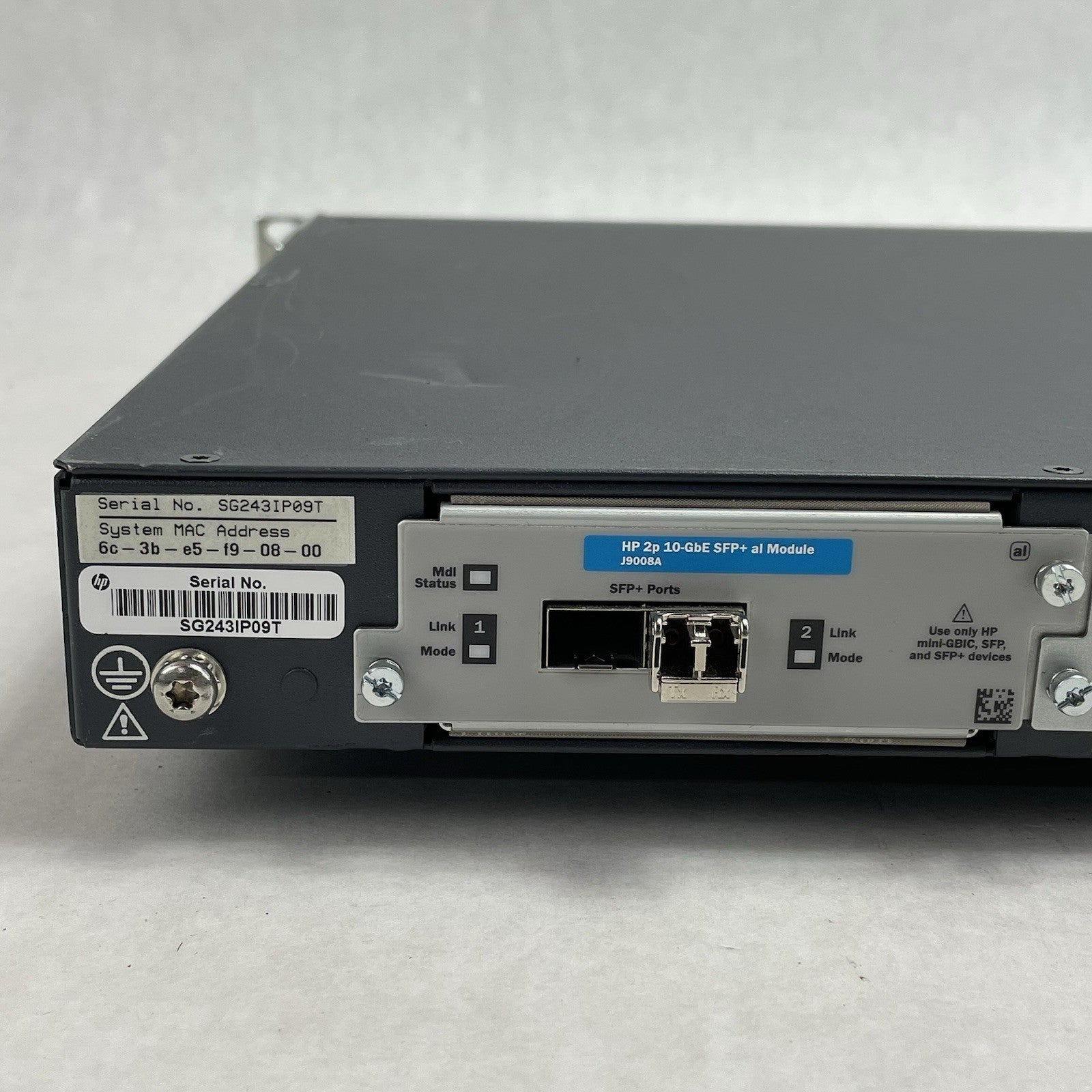 HP ProCurve J9145A 2910AL-24G 24 Port Gigabit Switch Tested & Reset7