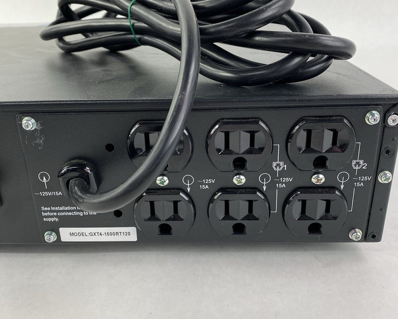 Vertiv Liebert GXT4-1500RT120 Battery Backups UPS Tested No Batteries - READ