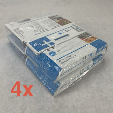 C4836AN HP 11 Ink Cartridge 1100 1200 2200 Cyan Sealed Box Lot of 4