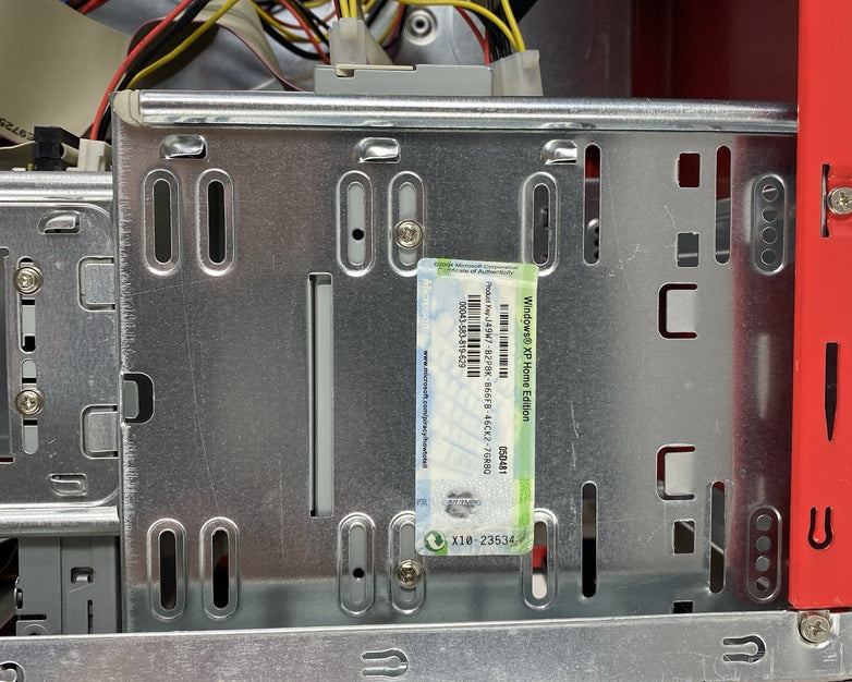 Unbranded Mid ATX Red Computer Case with 380W Power Supply