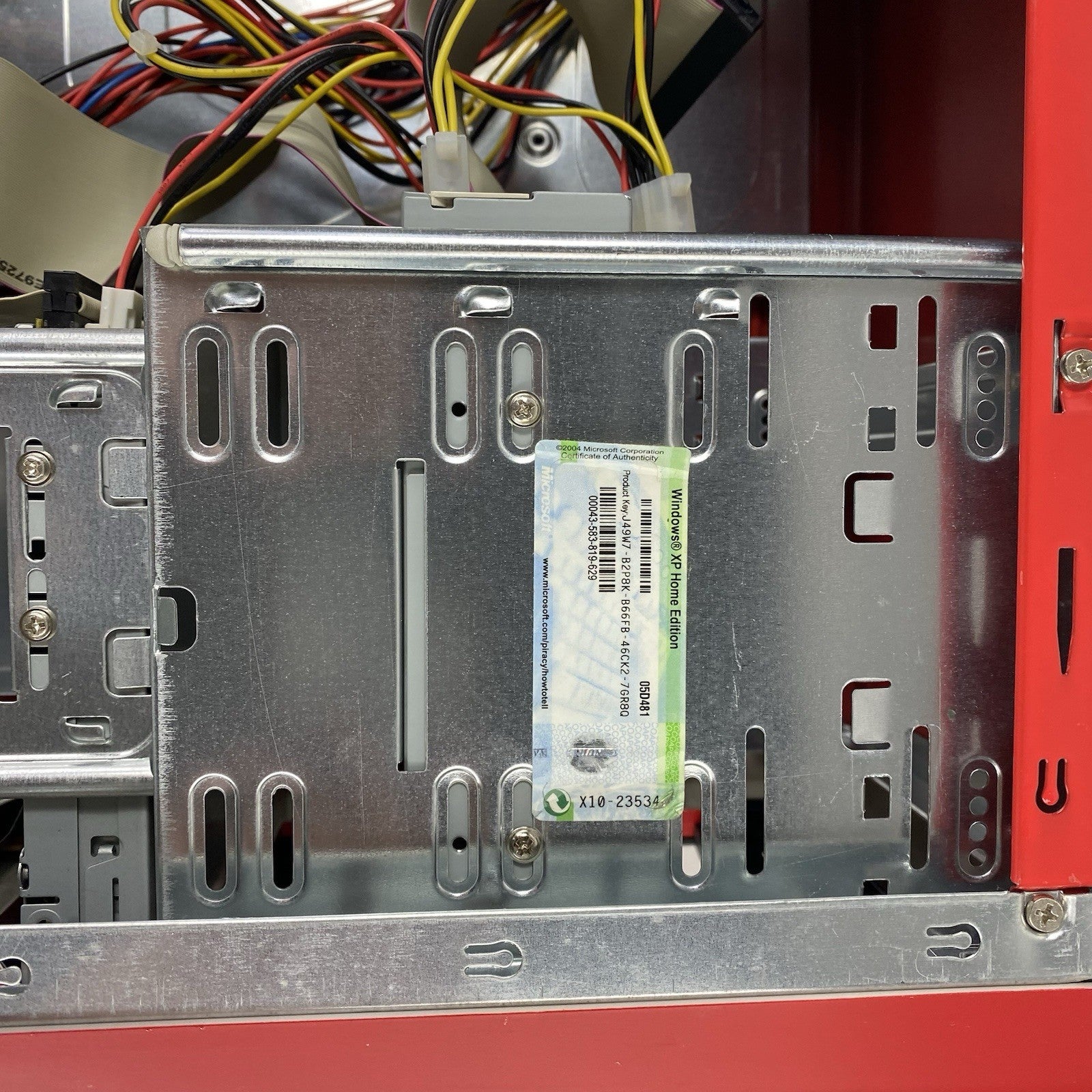 Unbranded Mid ATX Red Computer Case with 380W Power Supply