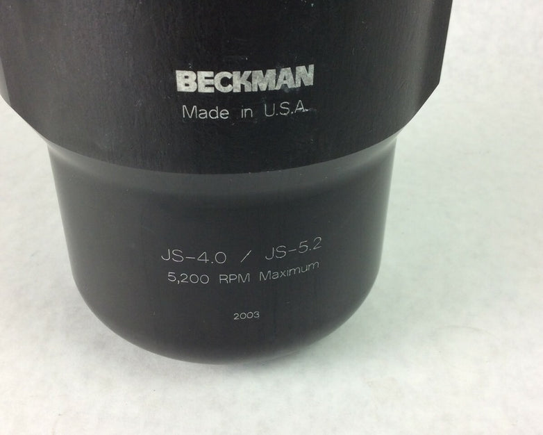 Beckman Coulter JS-4.0 JS-5.2 5200 RPM 1118g Centrifuge Swing Bucket