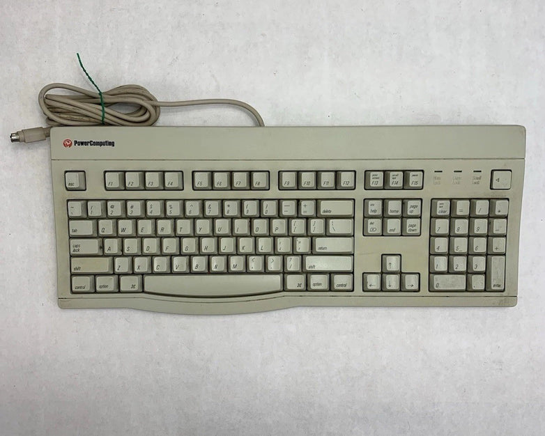 PowerComputing 7250-004-00 Vintage Mechanical Keyboard w/ PowerComputing Mouse