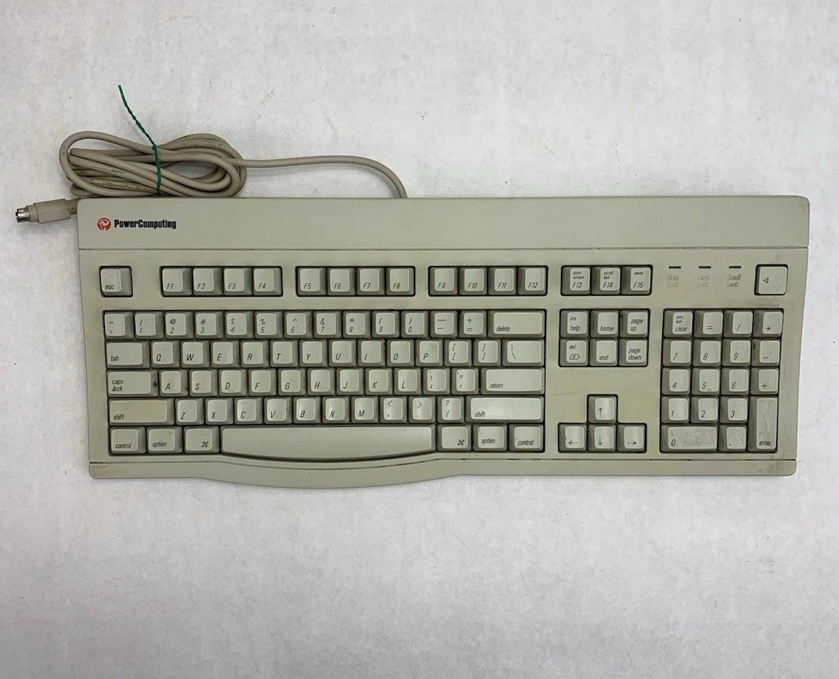 PowerComputing 7250-004-00 Vintage Mechanical Keyboard w/ PowerComputing Mouse5