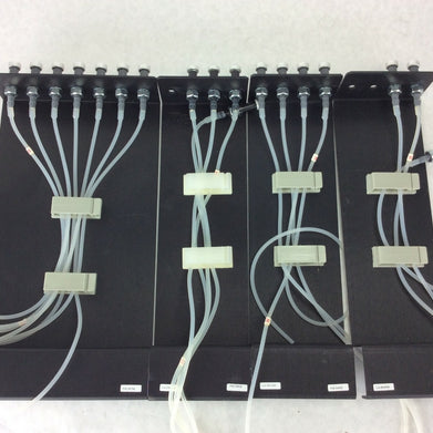 Lot of 4 Nova Biomedical Flush Fixture Stat Profile 6 4 Port 36786