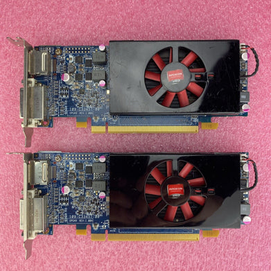 Dell AMD Radeon HD 7570 1GB GDDR5 PCIe x16 DVI DP 0KFWWP Lot Of 2