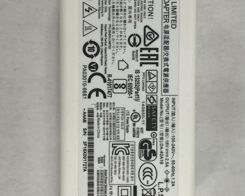 Fujitsu DA-40A16 16V 2.5A 40W I.T.E Power Supply (Lot of 10)