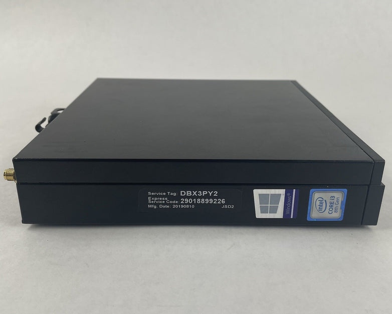 Dell Optiplex 3060 Micro i3-8100T 3.10 GHz 8 GB RAM W/AC No SSD/OS/Antenna