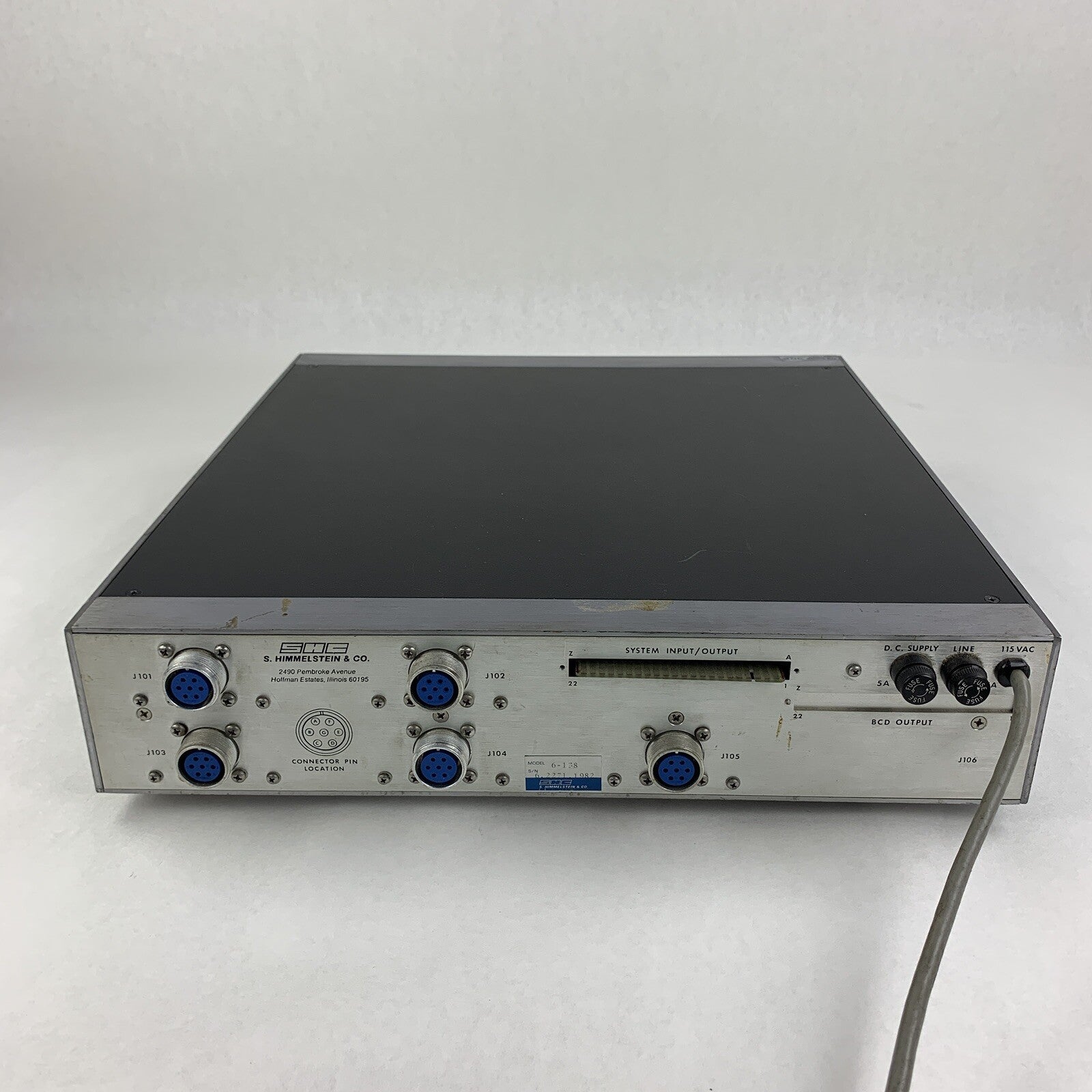 SHC SYSTEM 6 6-138 w/ 6-415A Scanner, 6-201 Amp, 6-260A  6-749A Modular Cards