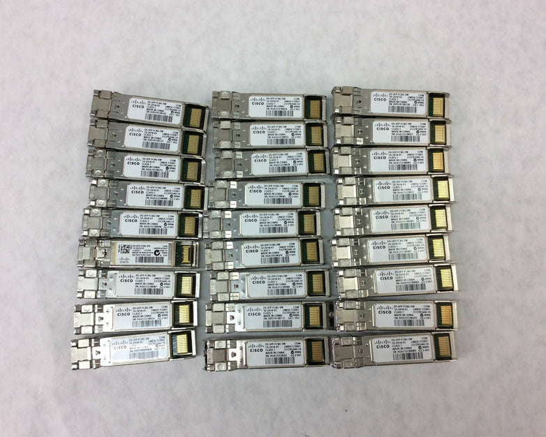 Cisco DS-SFP-FC8G-SW 8Gbps Channel SW Transceiver 8G (Lot of 27)