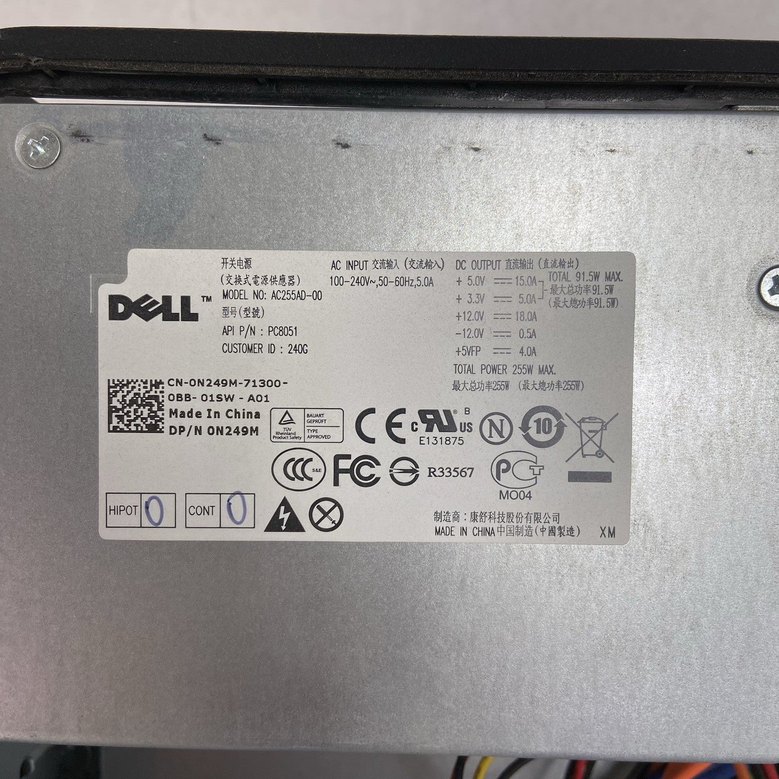 Dell Optiplex 780 DT Intel Core 2 Duo E8400 3GHz 2GB RAM No HDD No OS11