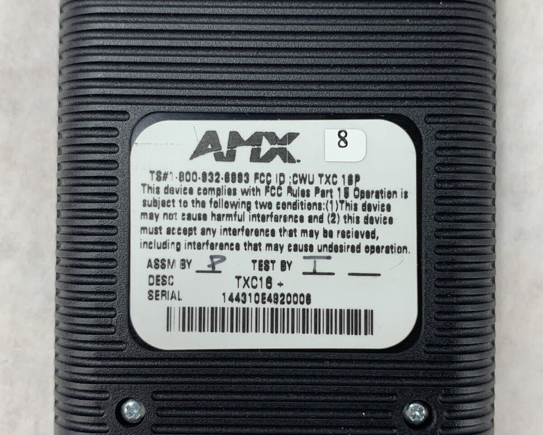 AMX 8 Button Transmitter FG144-310 Untested