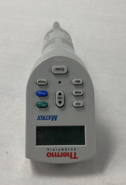 Thermo Scientific Matrix 1250 μL Single Channel Digital Pipette Power Tested