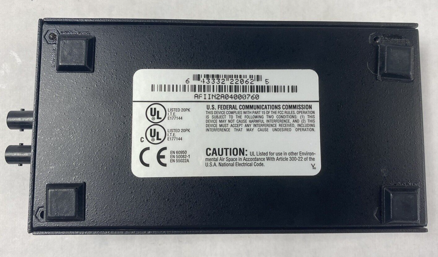 Canary CFT-2062 Media Converter 100Base-FX to 100Base-TX Tested