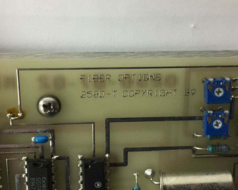 Fiber Options 250D-T-R/1B3X 0250-03-02