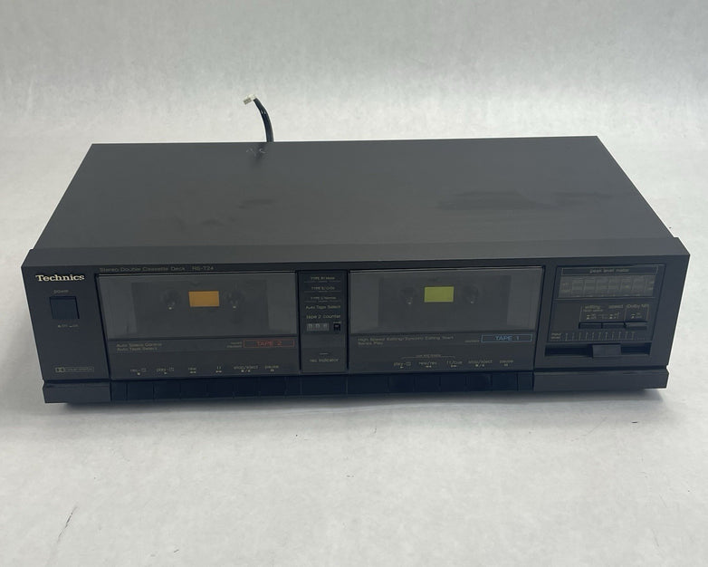 Technics RS-T24 Dual  Cassette Deck Player Recorder Dubbing Untested Parts
