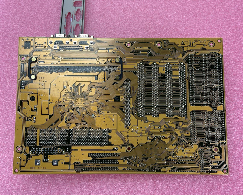 Biostar M6TBA Motherboard Intel Pentium III 448MHz 128MB RAM w/Shield 3x ISA