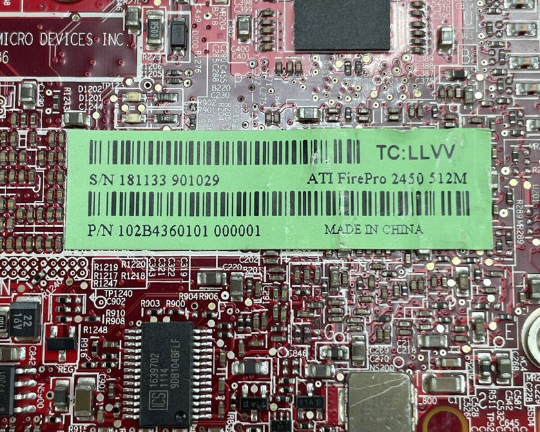 ATI AMD FirePro mv2450 PCI-E x16 512M Graphics Card