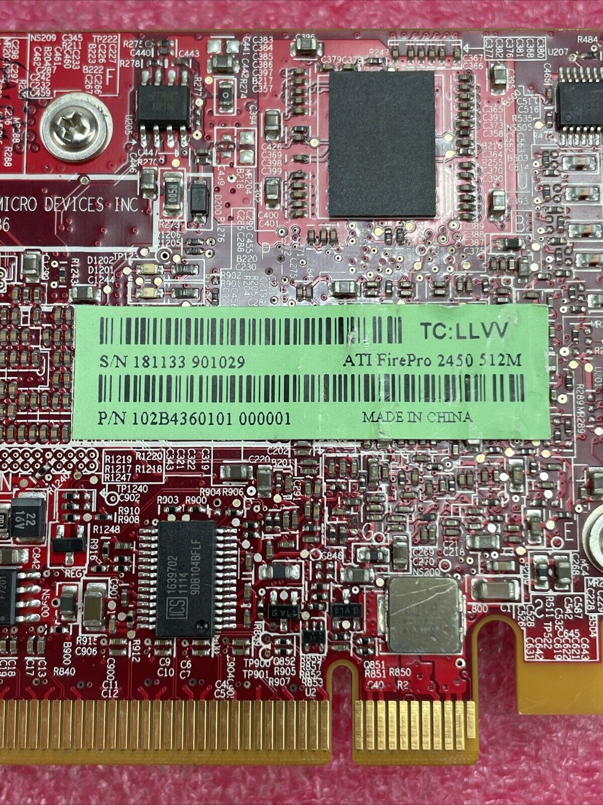 ATI AMD FirePro mv2450 PCI-E x16 512M Graphics Card