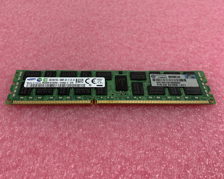 Samsung 8GB 2Rx4 PC3L-10600R-09-11-E2-D4 RAM Stick (Lot of 6)