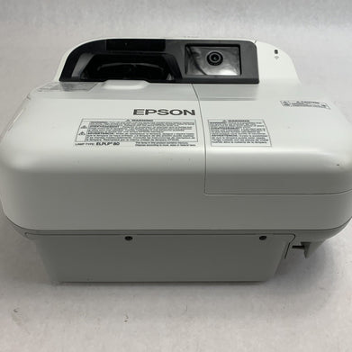 Epson BrightLink 595Wi H599A LCD Projector 1876 Lamp Hours - No Remote Loud Fan