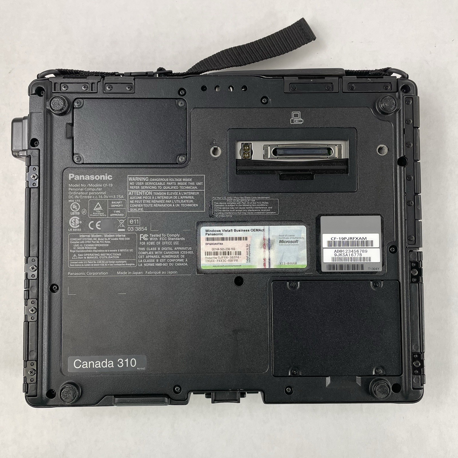Panasonic ToughBook CF-19 10.6" Core 2 Duo U9300 1.20 GHz 2 GB RAM No SSD/OS/AC9
