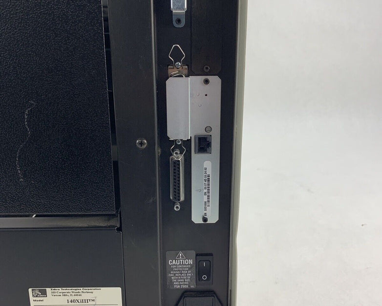 Zebra 140Xi III Label Thermal Printer 200 DPi Tested Self Serial and Network