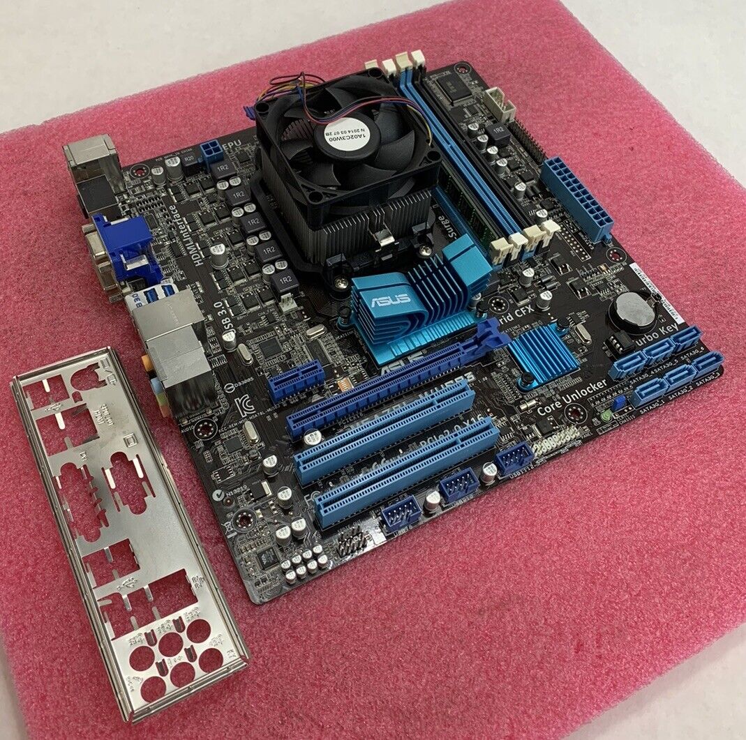 ASUS M5A78L-M/USB3 Motherboard AMD FX-4300 2.8GHz 8GB RAM w/Shield