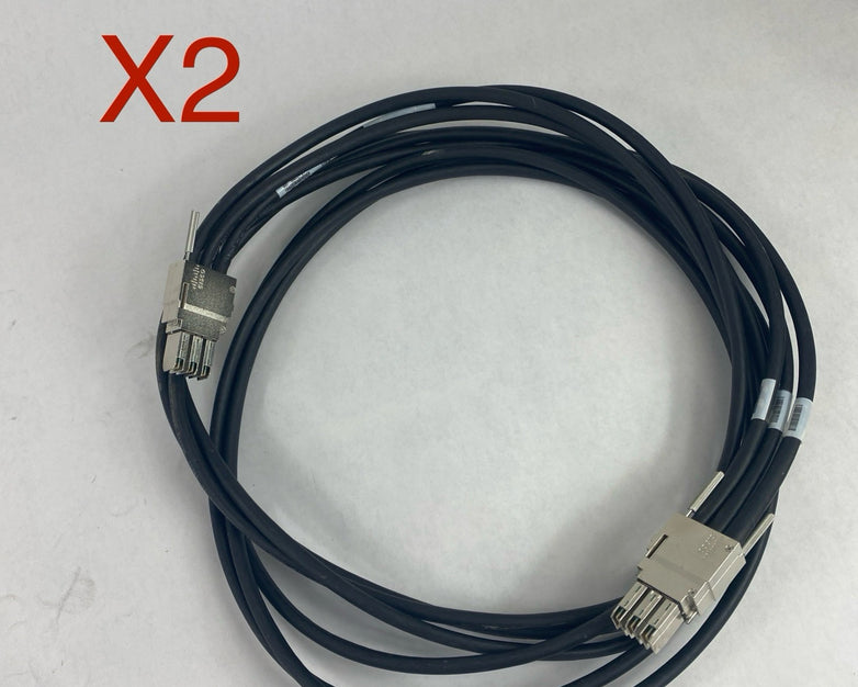 Cisco STACK-T1-3M StackWise-3M Stacking Cable Lot of 2