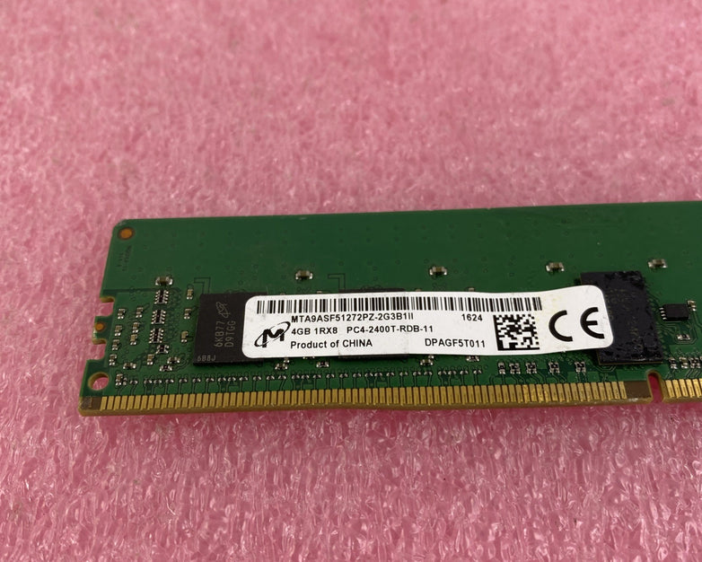 Micron 4GB DDR4 PC4-2400T Desktop Memory Ram MTA9ASF51272PZ-2G1II - Lot of 3
