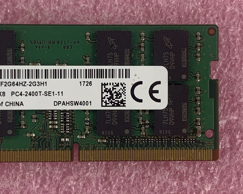 Micron MTA16ATF2G64HZ-2G3H1 16 GB DDR4 2400MHz PC4-19200 260-Pin Laptop RAM