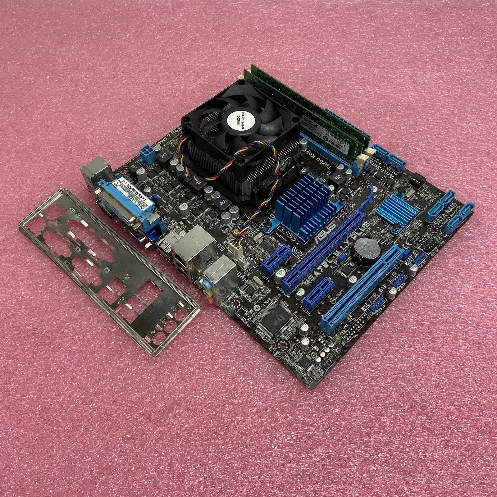 ASUS M5A78L-M Motherboard AMD Athlon 2 x2 270 3.4GHz 8GB RAM w/IO Shield0