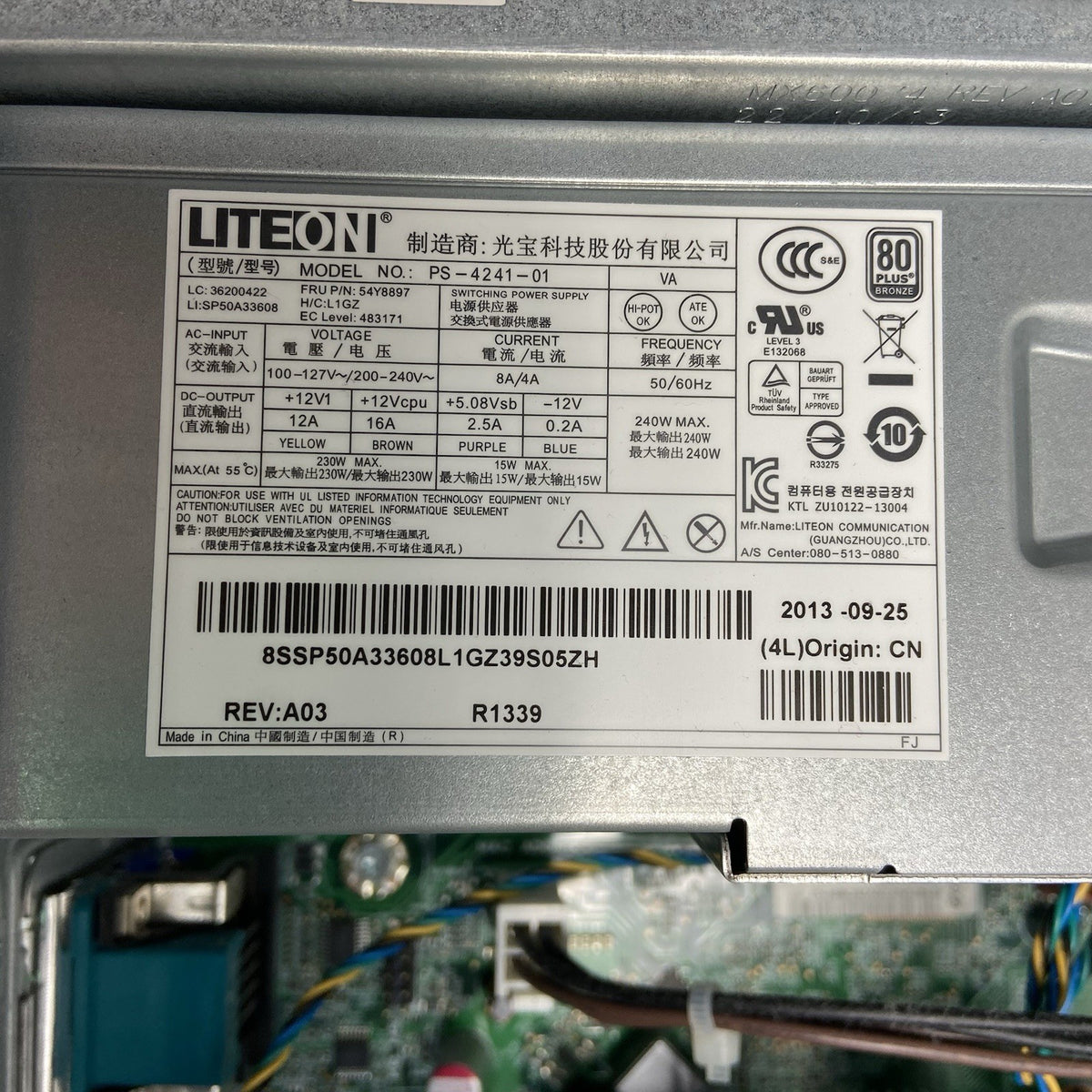 Lenovo ThinkCentre M9P SFF Intel Core i5-4570 3.2GHz 4GB RAM No HDD No OS10