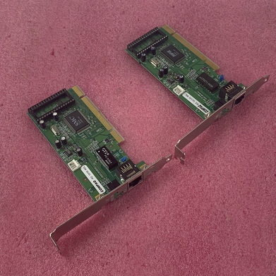 Lot of 2 Compaq 157045-001 10/100 WOL PCI NIC Ethernet Controller 153110-001
