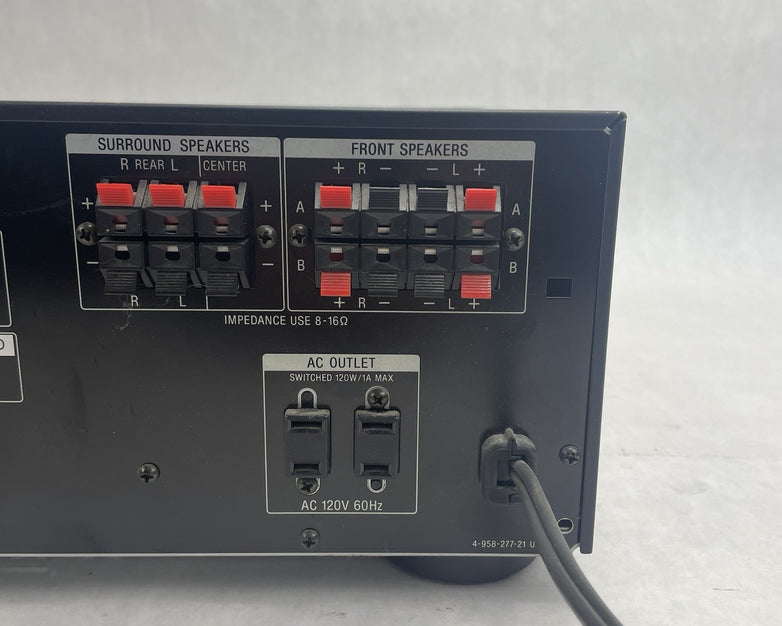 Sony STR-D711 Audio/Video Control Center 5.1 Channel Home Theater Rvr Tested