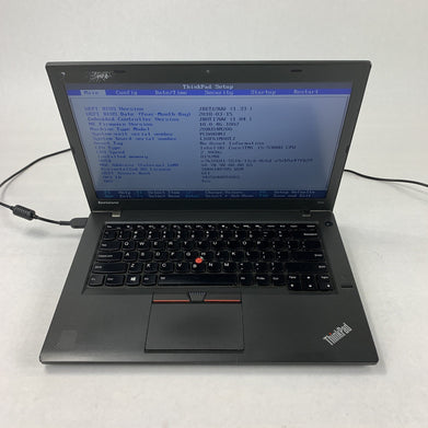 Lenovo T450 14" Laptop i5-5300u 2.3 GHz 8 GB Ram No OS No HDD No AC