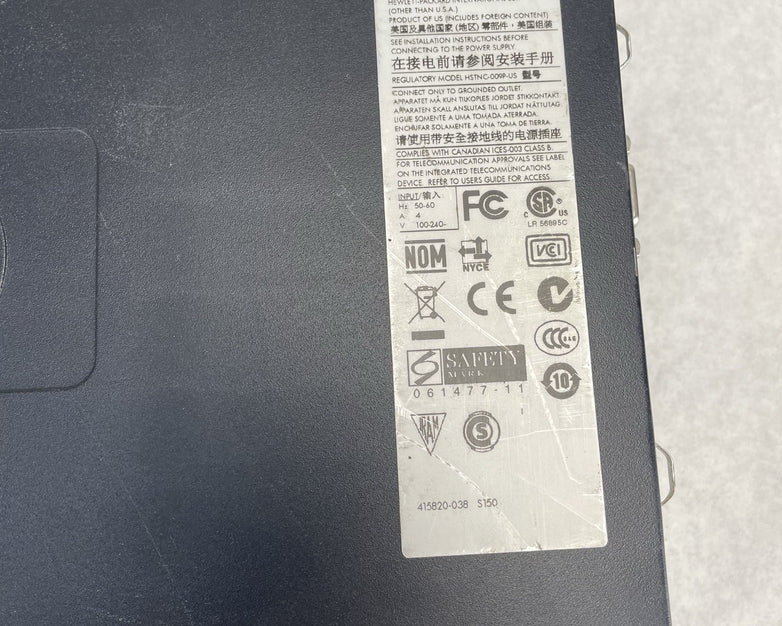 HP Compaq DC 7700 Ultra Slim Pemium D 3.4 GHz 3 GB Ram CD/DVD No HDD No OSS