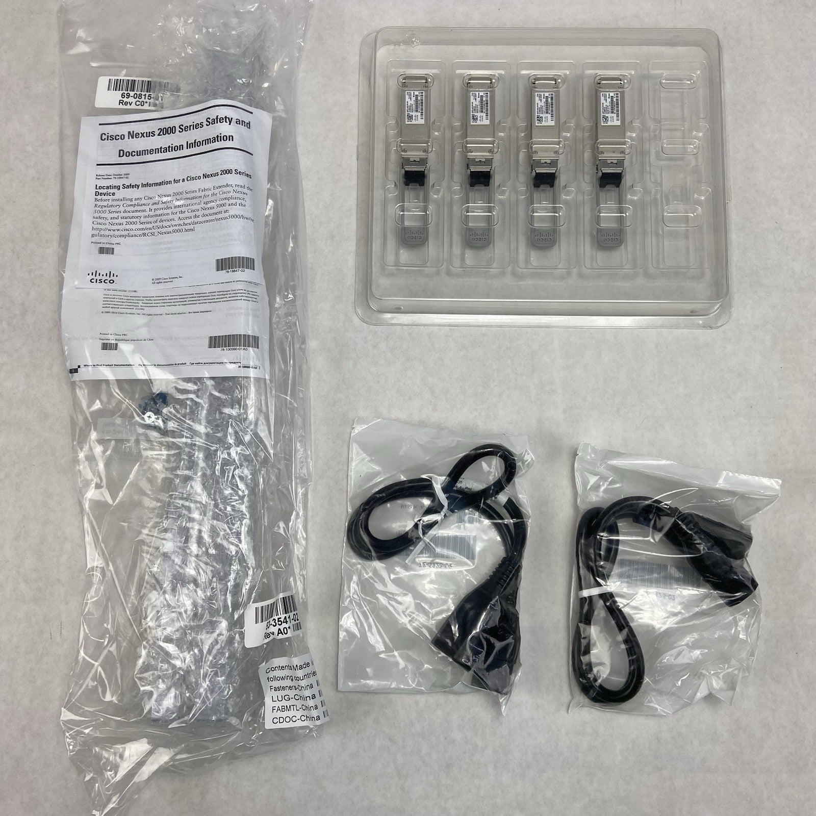 Cisco Nexus N2K-C2348TQ-10G-E 48-Port Fabric Extender Open Box W/ 4 Transceivers