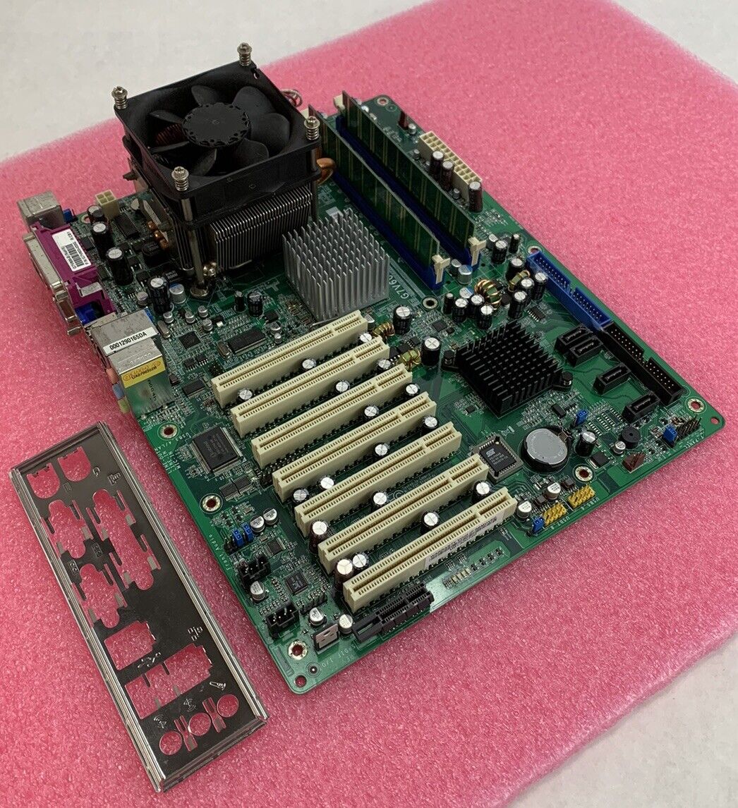 DFI G7V600-B Motherboard Intel Pentium 4 3.4GHz 1GB RAM w/Shield