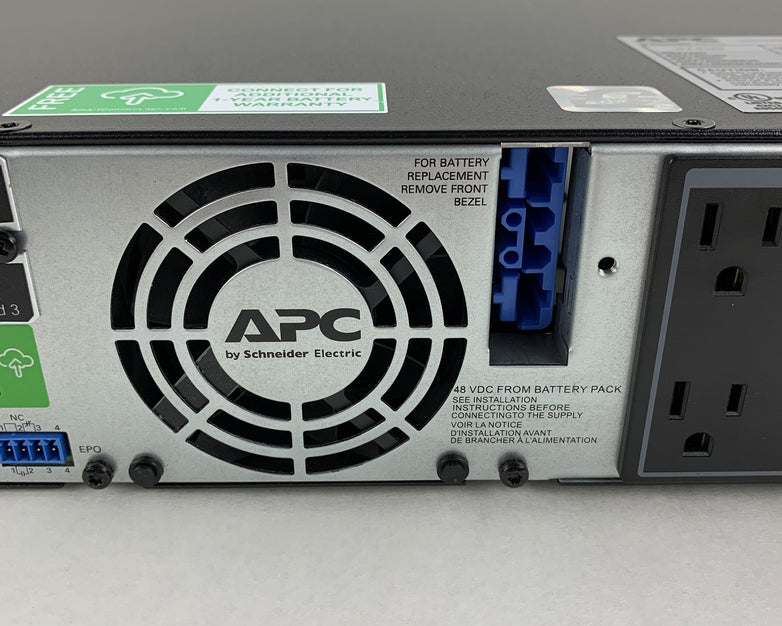 APC SMX1500RM2UCNC Battery Backup UPS w/ AP9641 No Batt No Caddy No FacePlate