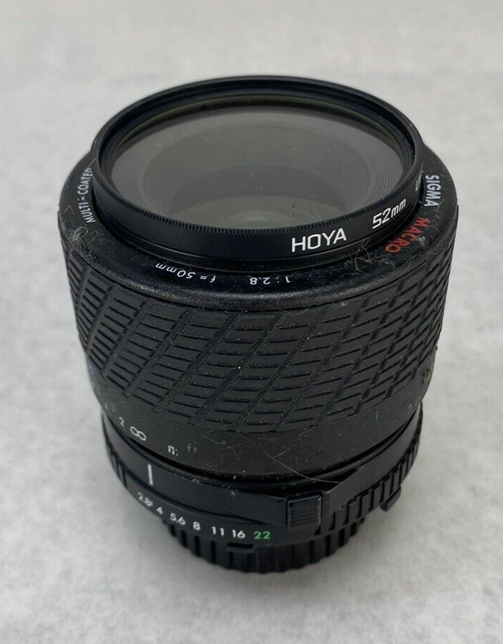 Sigma Macro 1:2.8 f=50mm Multi Coated Camera Lens