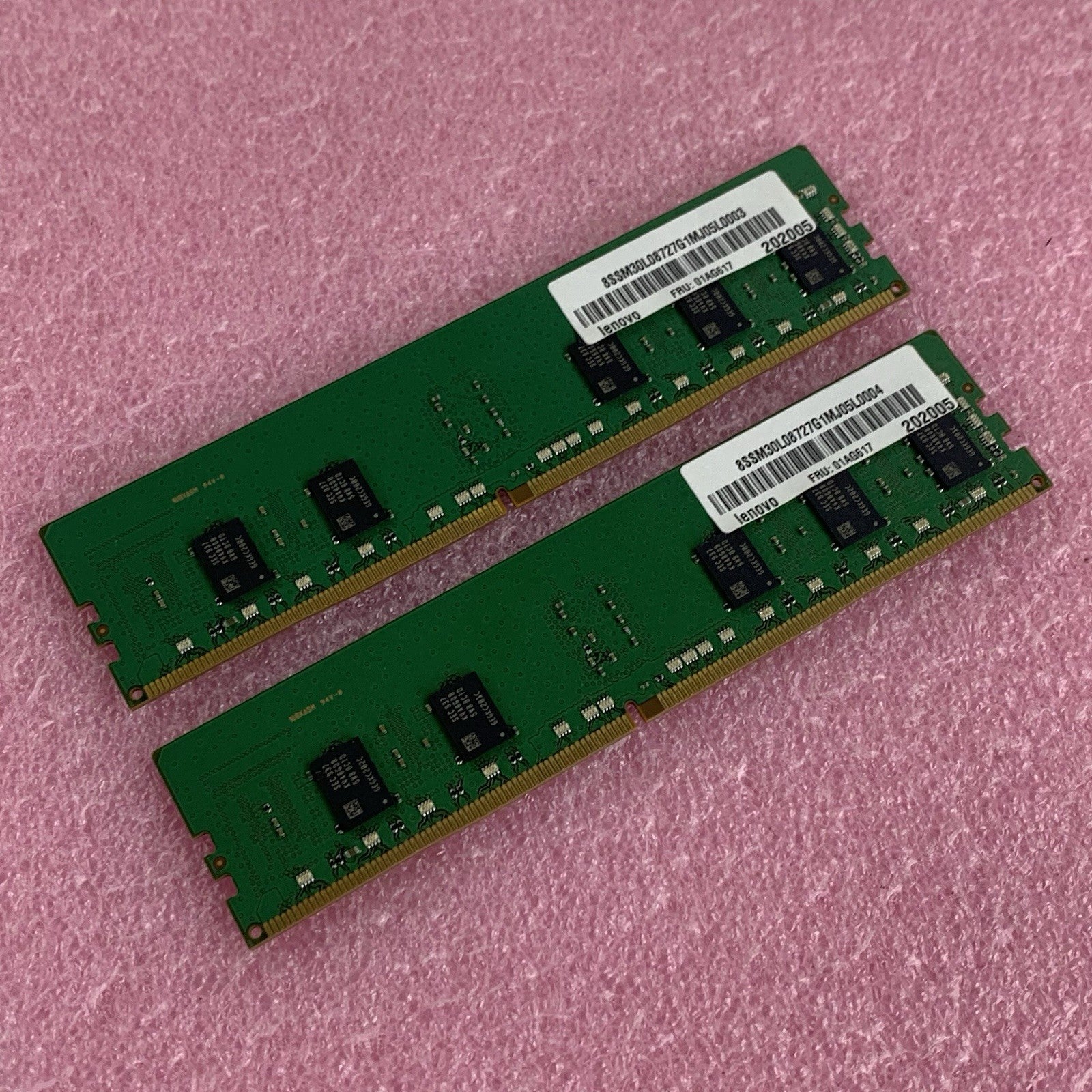 Samsung M393A1K43BB1-CTD6Y 8 GB 1x8GB DDR4-2666 Computer Memory Ram Lot of 2x5