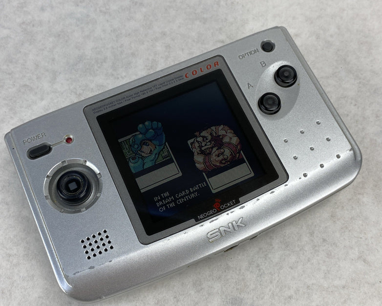 SNK Neo Geo Pocket Color Console With Card Fighters Flash Game - Tested